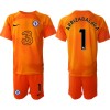 Oficiální Fotbalový Dres Brankářské Chelsea Orange Arrizabalaga 1 2022-23 pro Děti